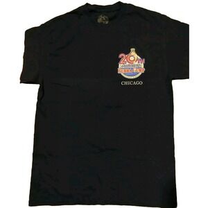 Bubba Gump Shrimp Co Chicago 20th Anniversary T-Shirt Men's Size‎ Medium Blue